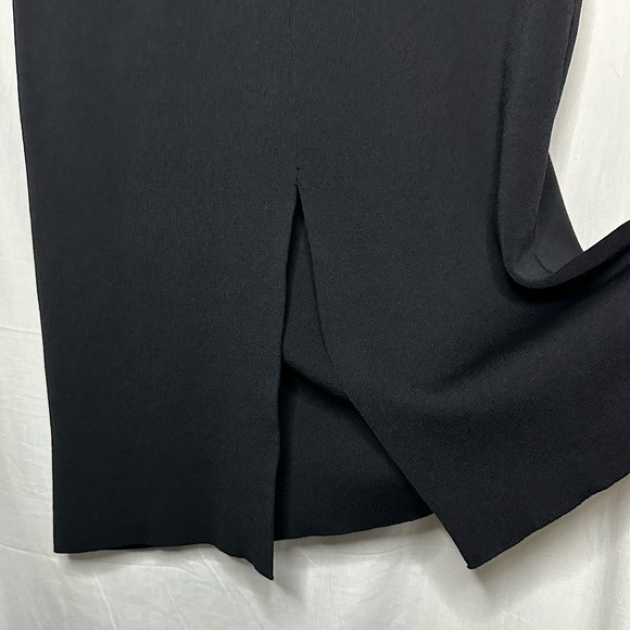 NWT ZARA Stretchy Pull On Black Bodycon Midi Pencil Skirt | Size Medium - Picture 16 of 16